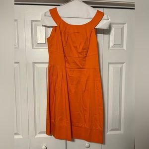 Orange Calvin Klein dress